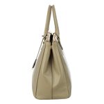 Bolsa-Prada-Double-Zip-Galleria-Saffiano-Cinza