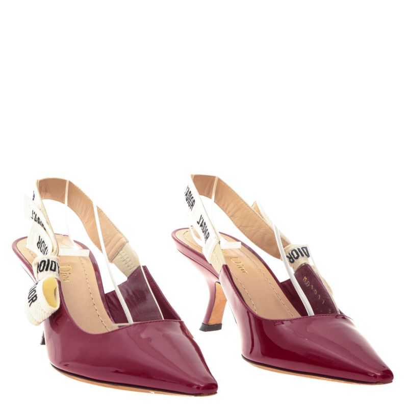 Slingback-Christian-Dior-J-adior-Vinho