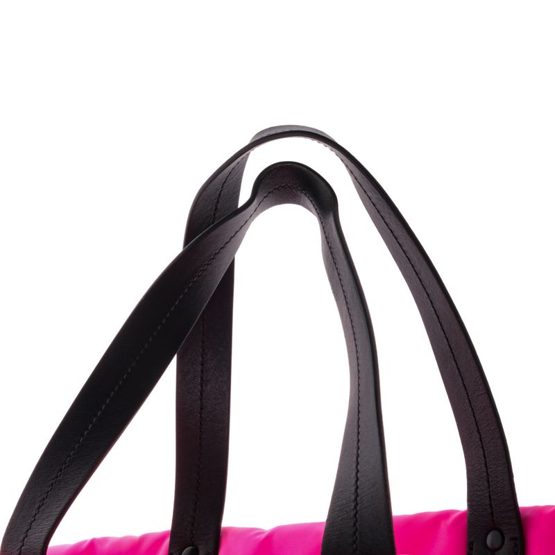 Bolsa-Prada-Tote-Nylon-Acolchoado-Rosa-Neon