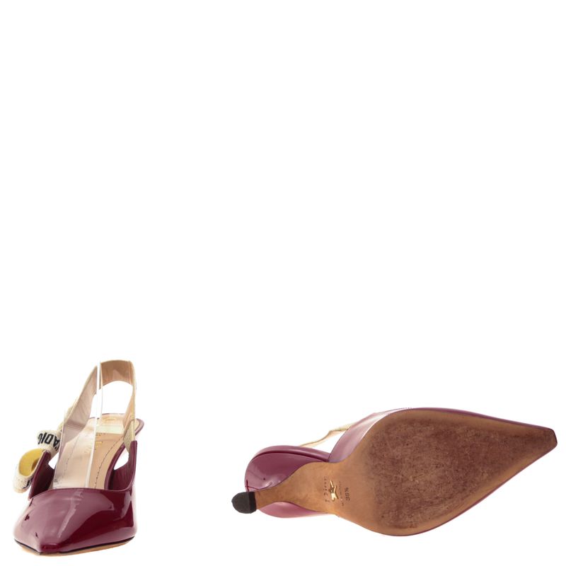 Slingback-Christian-Dior-J-adior-Vinho
