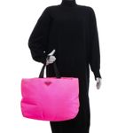 Bolsa-Prada-Tote-Nylon-Acolchoado-Rosa-Neon