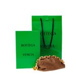 Bolsa-Bottega-Venetta-Chain-Pouch-Caramelo