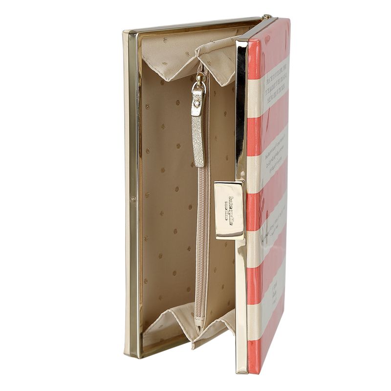 Clutch-Book-Kate-Spade-Tecido-Estampado