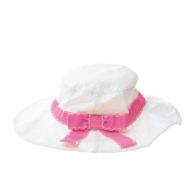 Chapeu-Janie-and-Jack-Infantil-Branco-e-Rosa