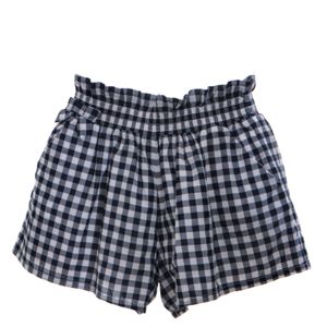 Short Janie and Jack Xadrez Preto e Marinho