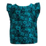 Blusa-Janie-and-Jack-Infantil-Jacquard-Floral-Azul