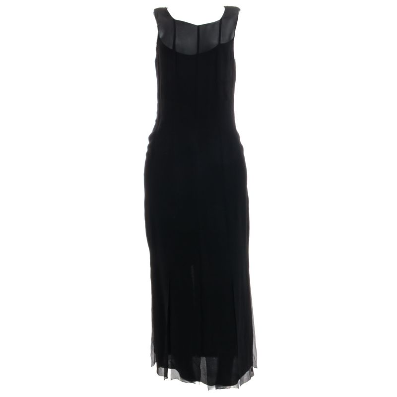 Vestido-Chanel-Seda-Preto