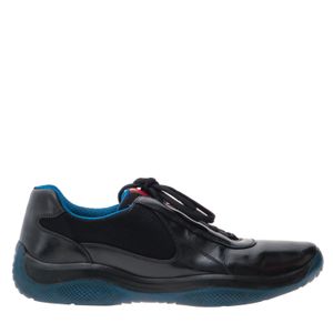 Sapatênis Prada Preto Sola Azul