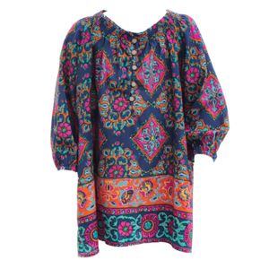 Vestido Ralph Lauren Infantil Azul e Rosa