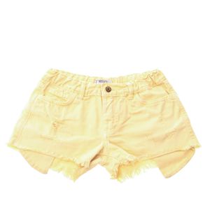 Short Jeans Mixed Infantil Amarelo