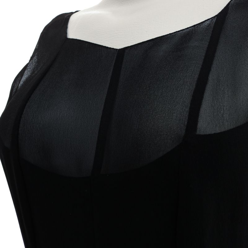 Vestido-Chanel-Seda-Preto