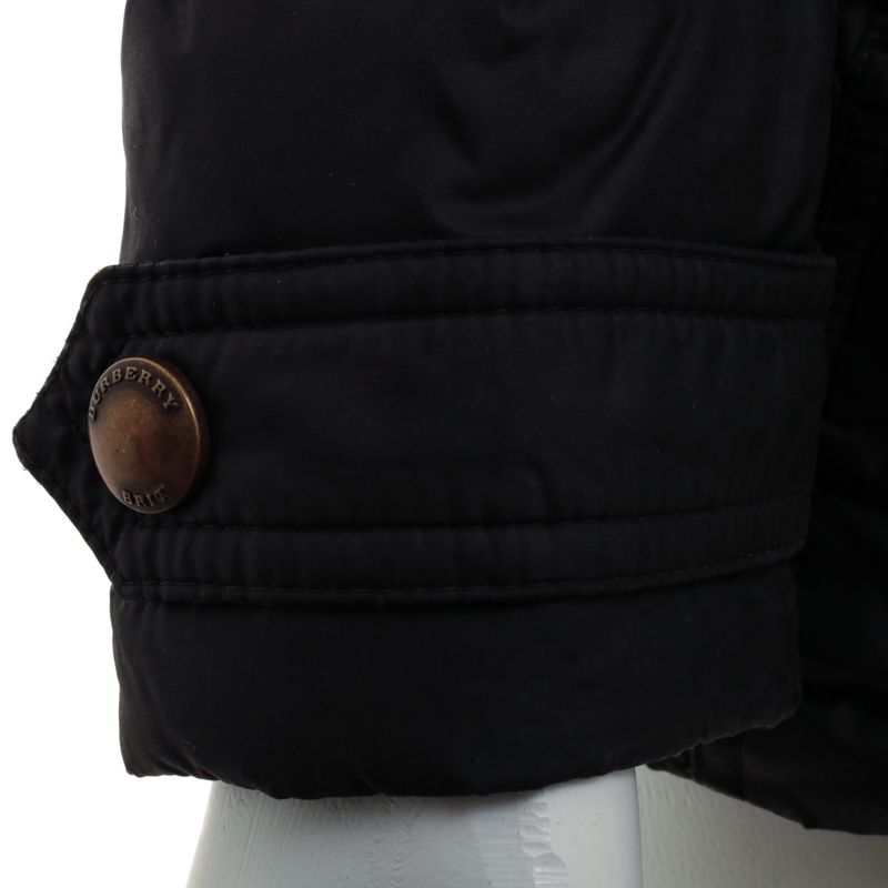 Casaco-Burberry-Brit-Preto-Metalasse