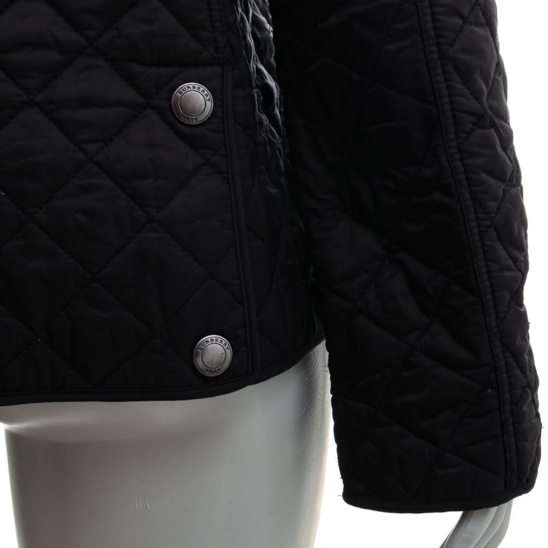 Casaco-Burberry-Metalasse-Nylon-Preto