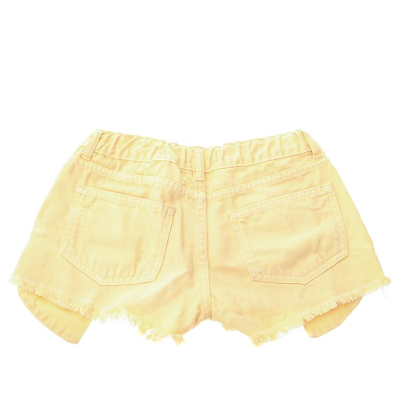 Short-Jeans-Mixed-Infantil-Amarelo