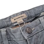 Calca-Jeans-Burberry-Infantil-Cinza