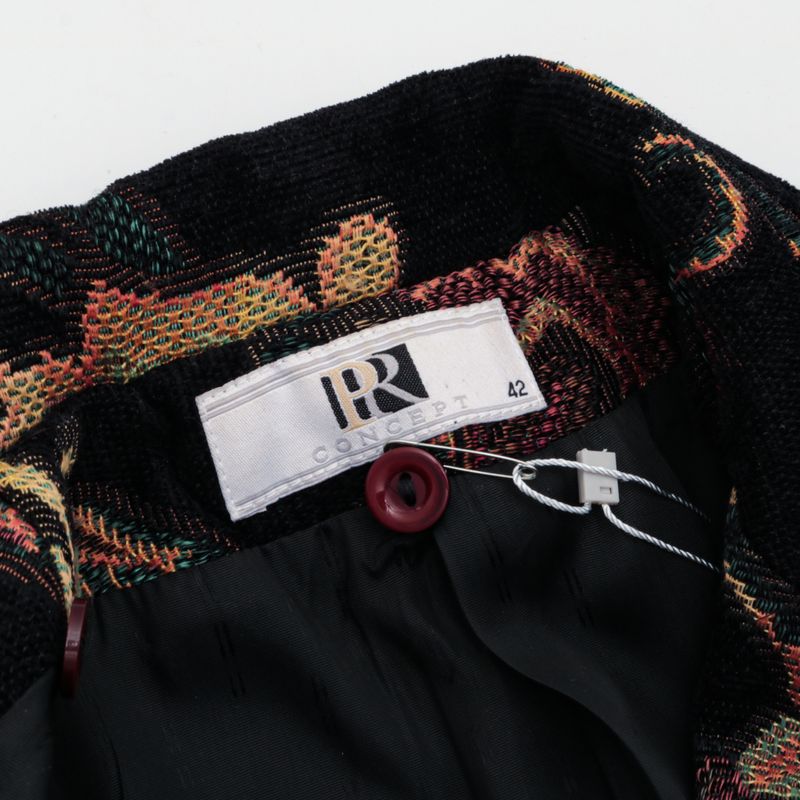 Blazer-Vintage-Veludo-Estampado