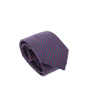Gravata Hermes Marinho e Vermelho