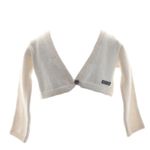 Bolero-Burberry-Infantil-Trico-Creme