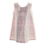 Vestido-Burberry-Infantil-Quadriculado-Branco-e-Rosa