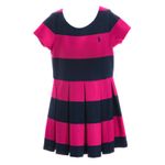 Vestido-Ralph-Lauren-Infantil-Malha-Magenta-e-Marinho