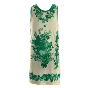 Vestido Stella McCartney Infantil Flores Verdes