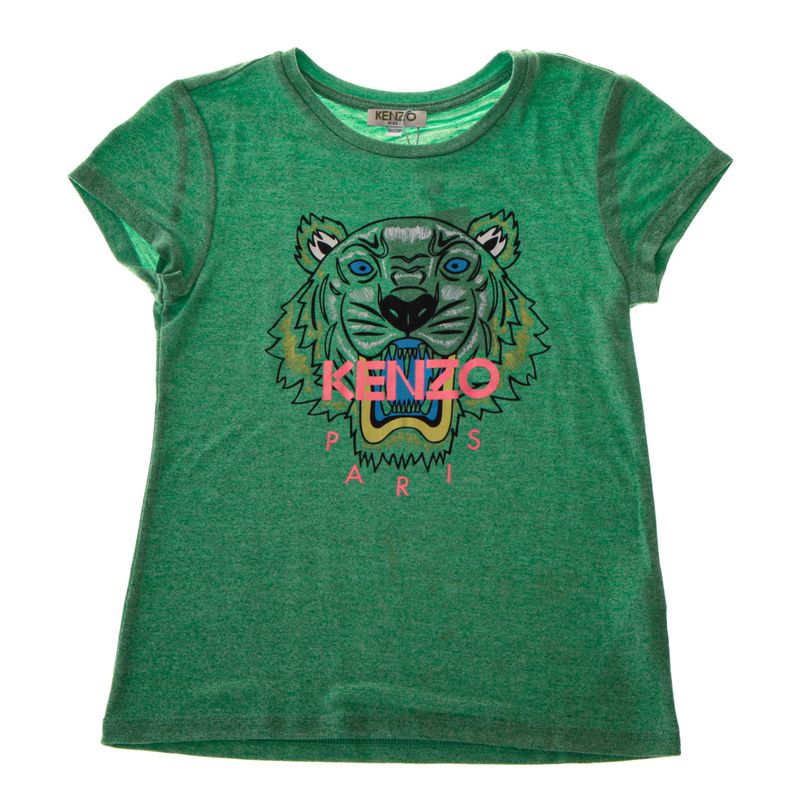 Camiseta-Kenzo-Infantil-Verde