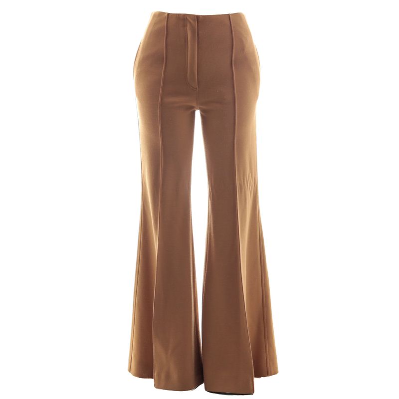 Calca-Celine-Flare-Bege