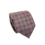 Gravata-Balmain-Marrom-e-Azul