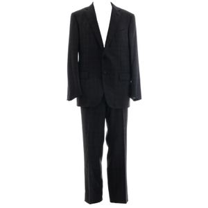 Terno Ermenegildo Zegna Quadriculado Cinza