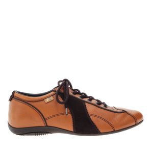 Sapatênis Zegna Sport Couro Caramelo