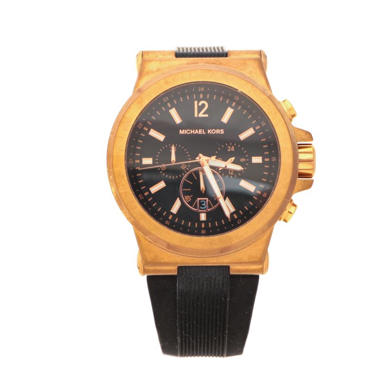 Relogio-Michael-Kors-Rose-e-Borracha-Preta