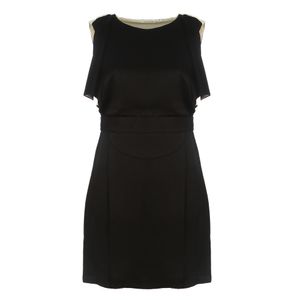 Vestido Reinaldo Lourenço Seda Preto e Branco