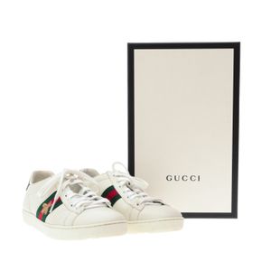Tênis Gucci Ace Branco Bordado Abelha