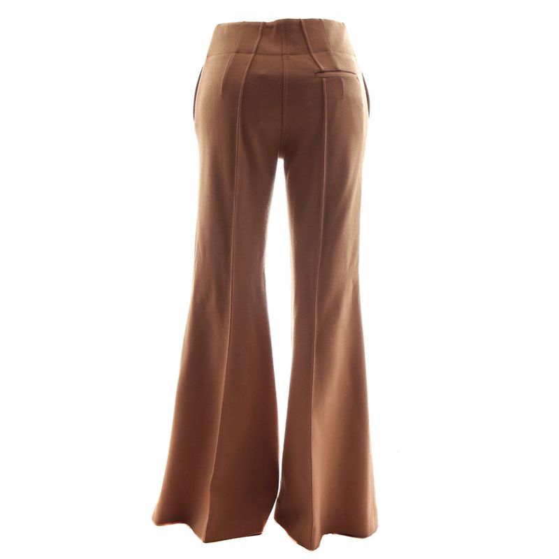 Calca-Celine-Flare-Bege
