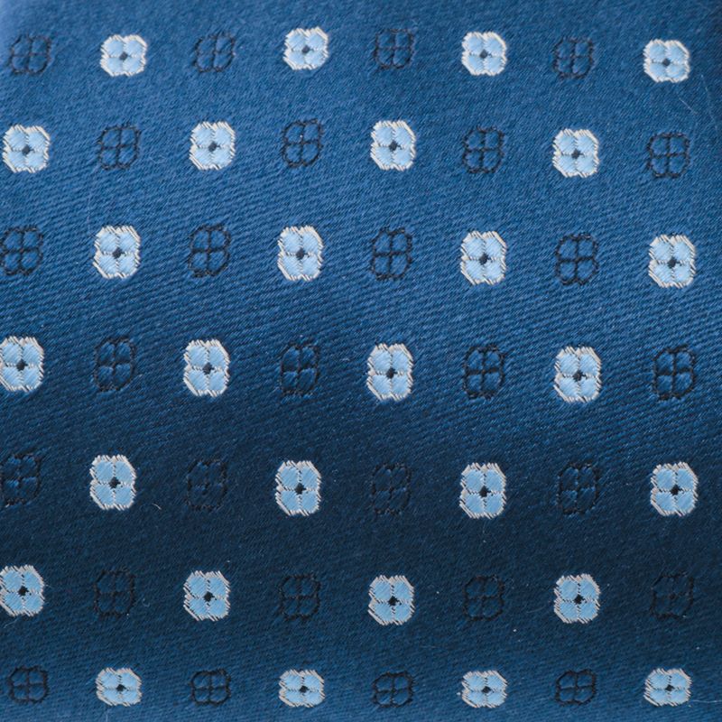 Gravata-Ermenegildo-Zegna-Azul-Flores
