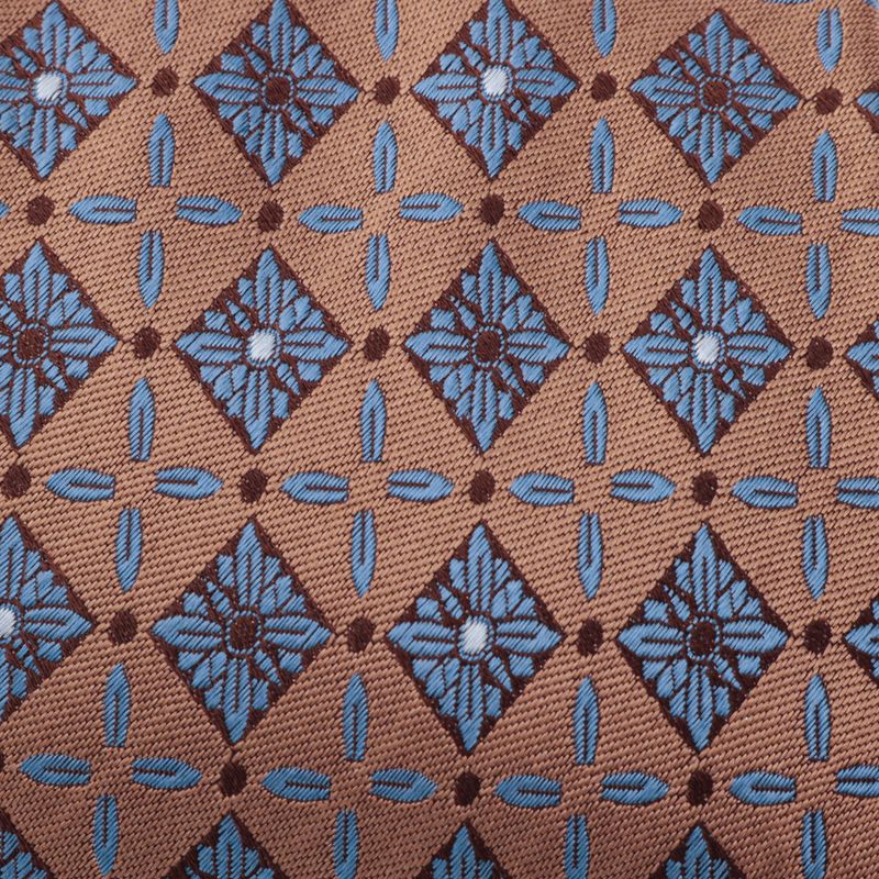 Gravata-Balmain-Marrom-e-Azul