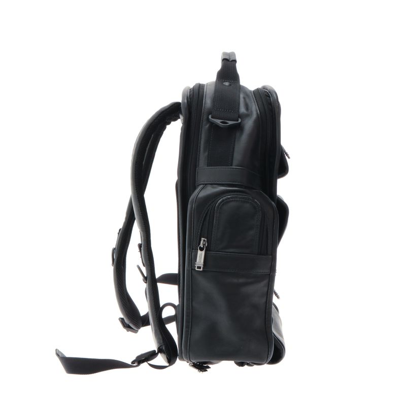 Mochila-Tumi-Couro-Preto