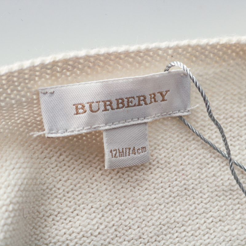 Bolero-Burberry-Infantil-Trico-Creme