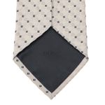 Gravata-Hugo-Boss-Circulos-Cinza-e-Preto