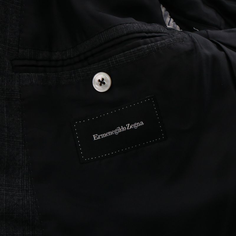 Terno-Ermenegildo-Zegna-Quadriculado-Cinza