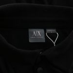 Camisa-Polo-Armani-Exchange-Preta-Manga-Longa