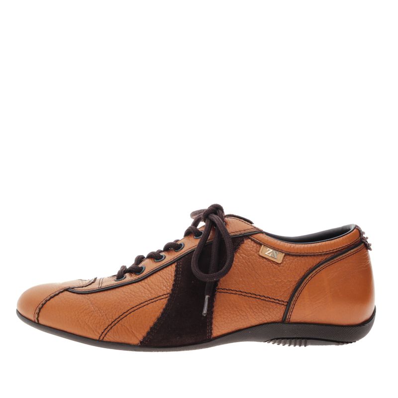 Sapatenis-Zegna-Sport-Couro-Caramelo