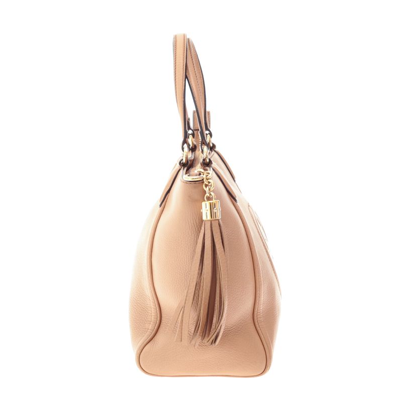 Bolsa-Gucci-Soho-Zip-Tote-Bege