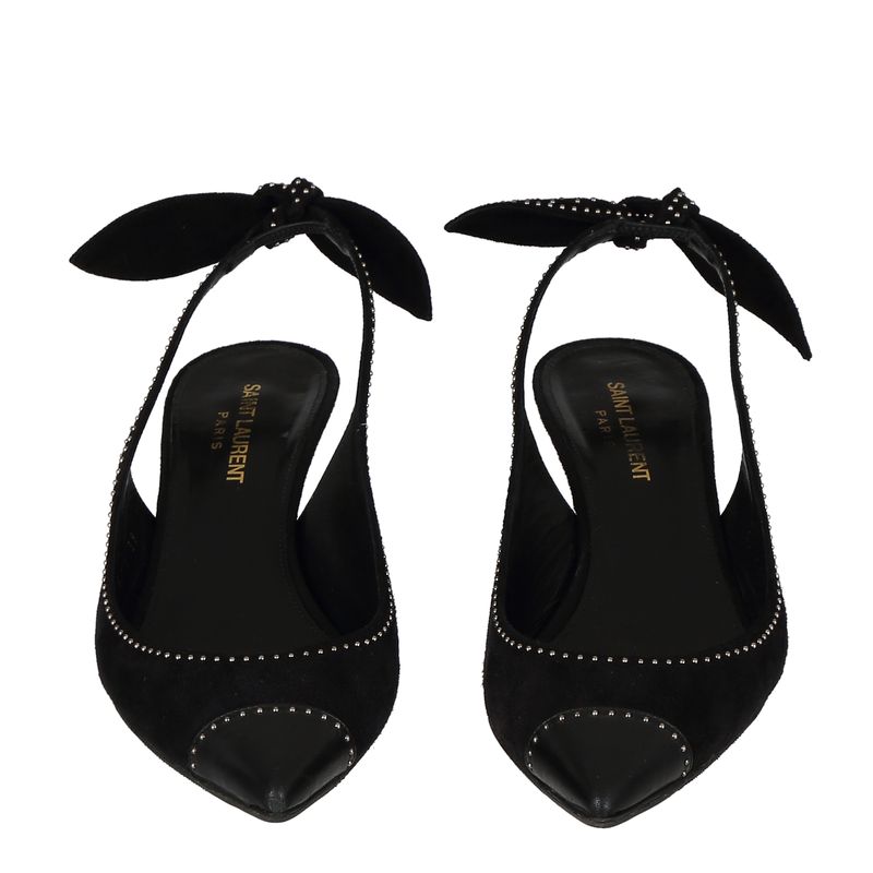 Scarpin-Saint-Laurent-Couro-e-Camurca-Preto