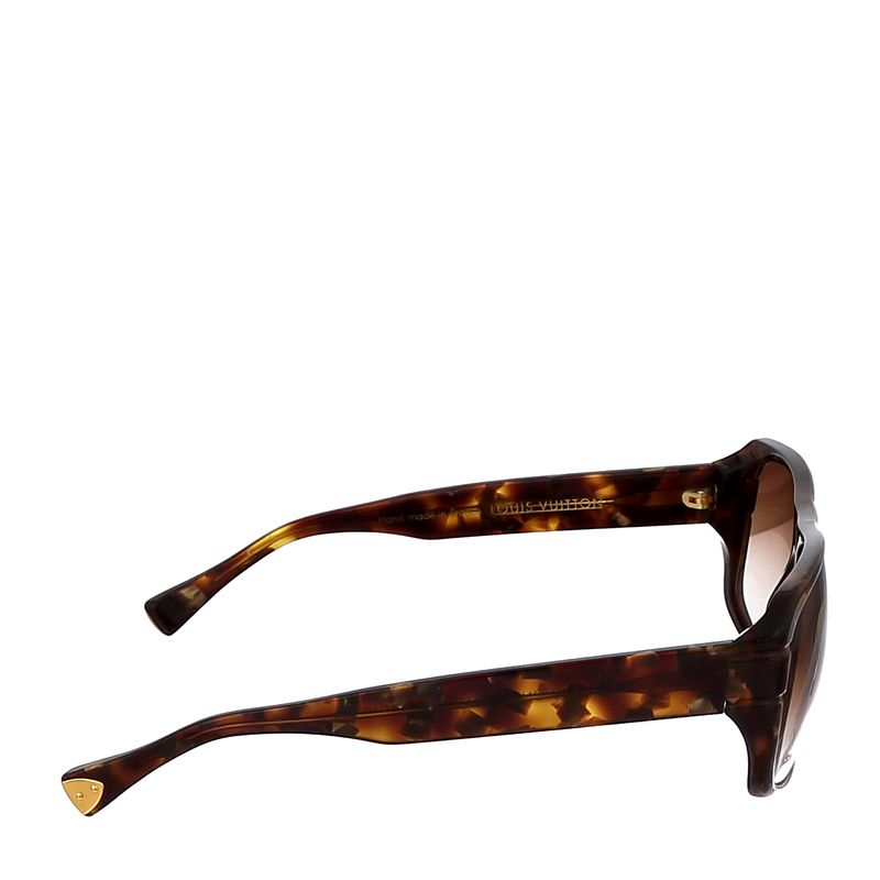 Oculos-Louis-Vuitton-Acetato-Mescla-e-Lente-Marrom