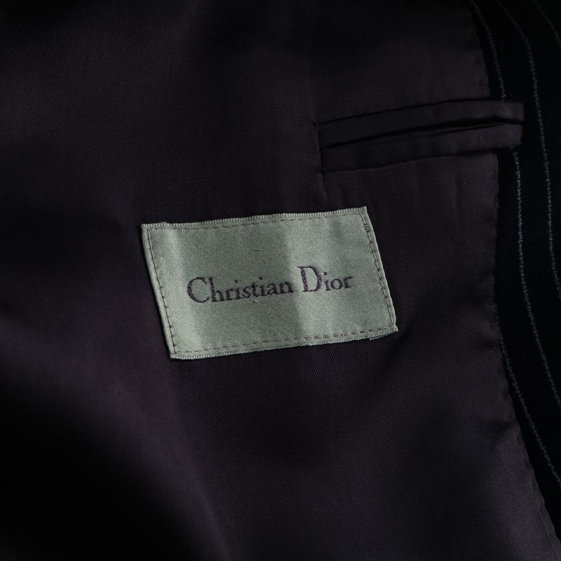 Blazer-Christian-Dior-Veludo-Marinho-e-Risca