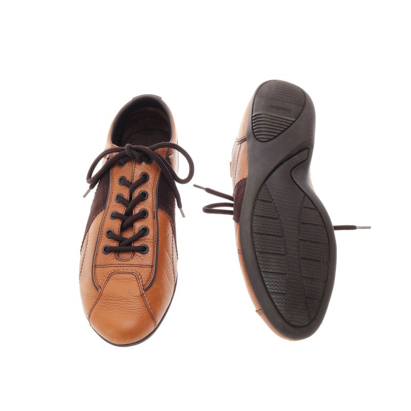 Sapatenis-Zegna-Sport-Couro-Caramelo