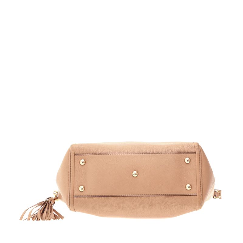 Bolsa-Gucci-Soho-Zip-Tote-Bege