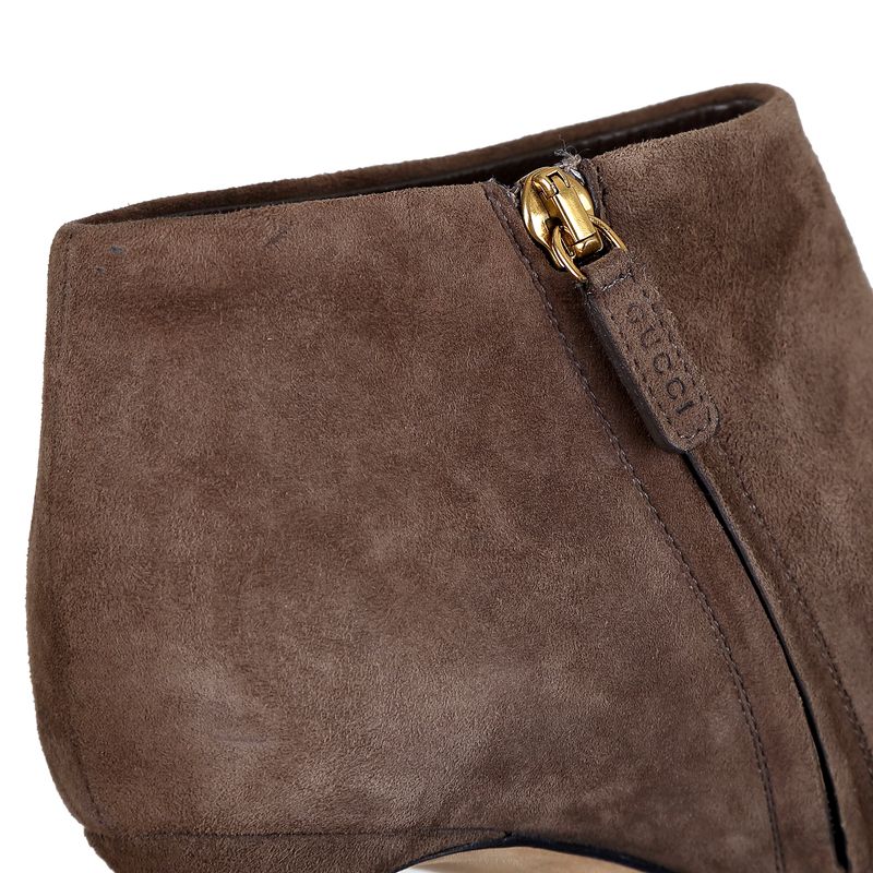 Ankle-Boot-Gucci-Camurca-Marrom