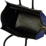 Bolsa-Celine-Luggage-Couro-Bicolor-e-Camurca-Azul